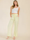 Lime Ice Wide Leg Lounge Pants
