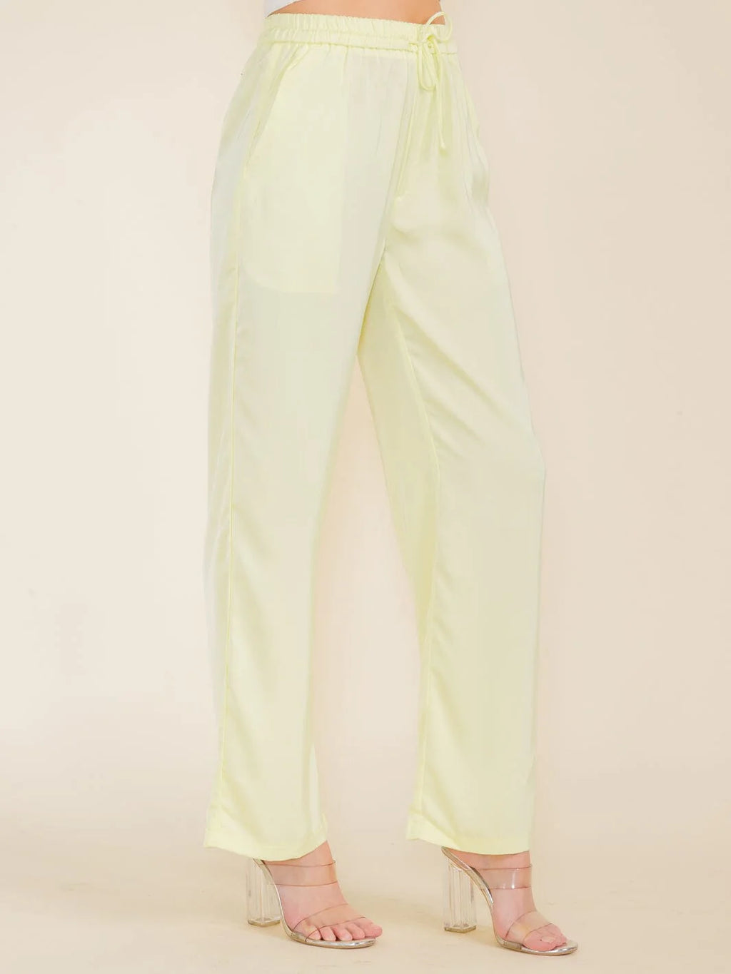 Lime Ice Wide Leg Lounge Pants