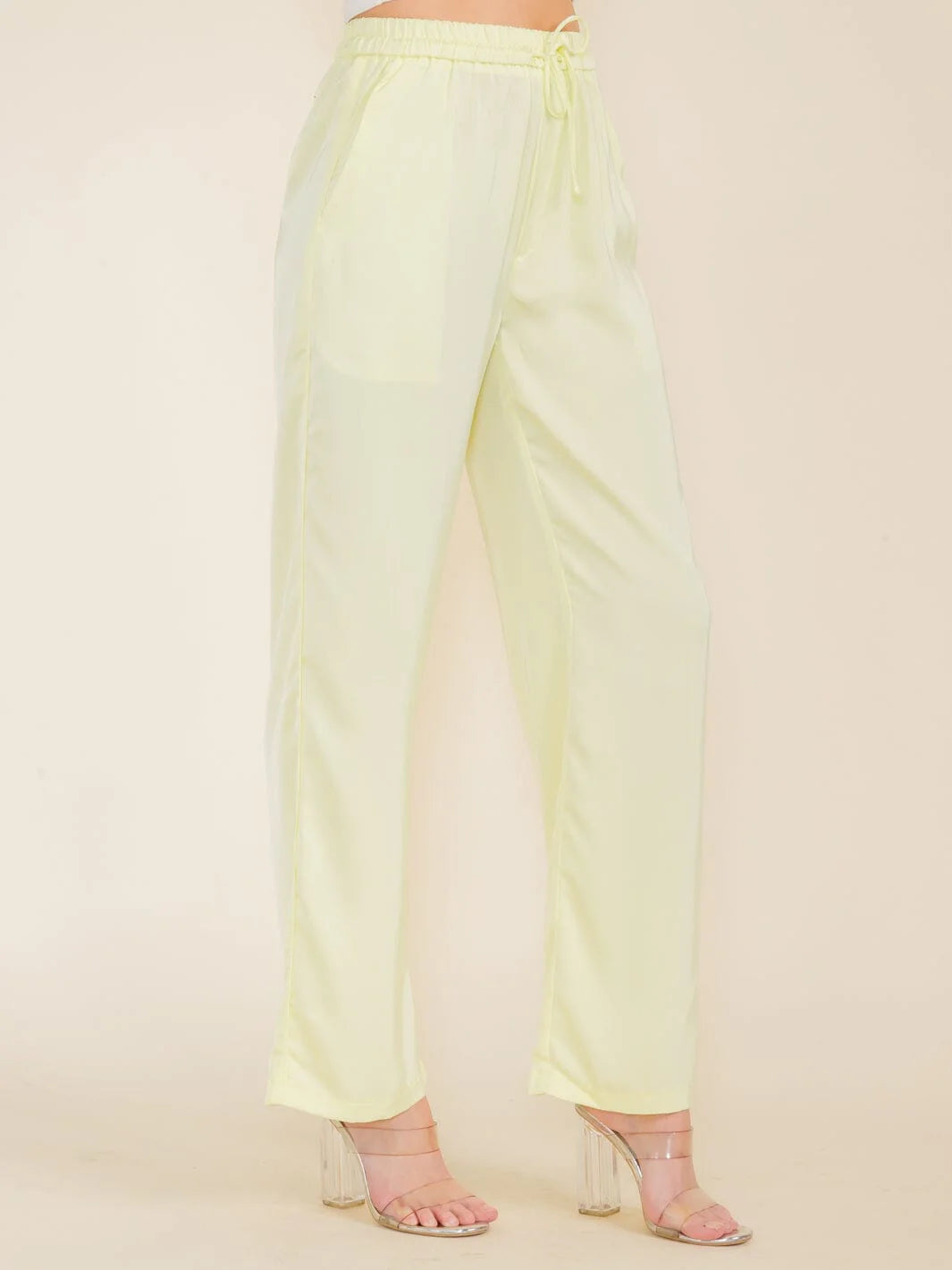 Lime Ice Wide Leg Lounge Pants
