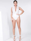 Deep V Plunge Bodysuit